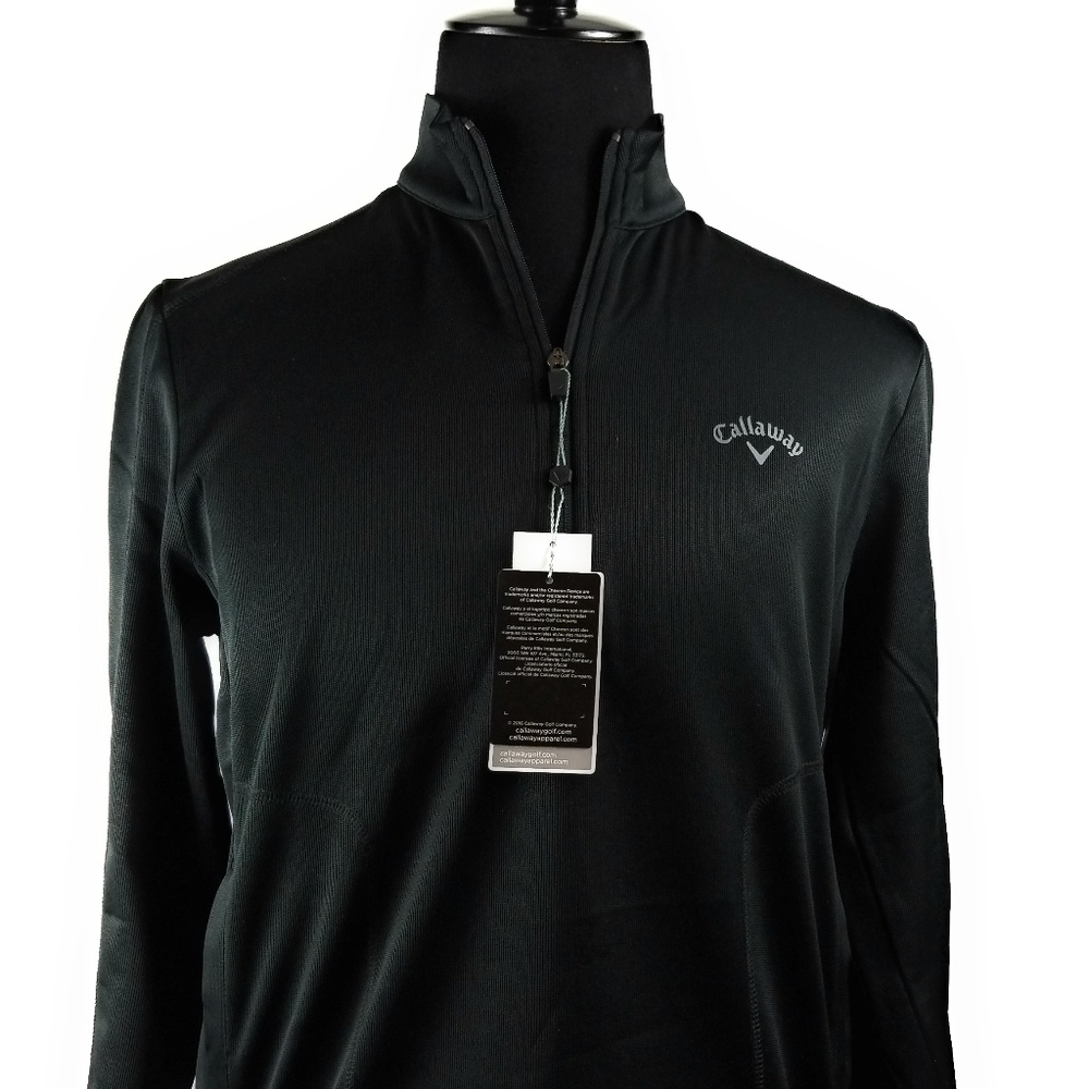 Callaway Golf $80 NWT Mens SMALL 1/2 Zip Pullover